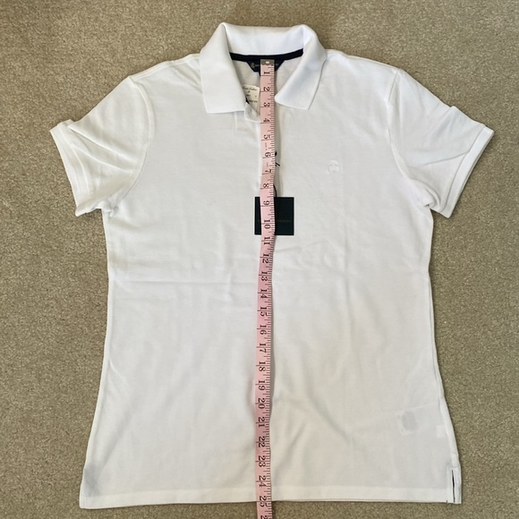 Brooks Brothers performance polo, original fit.  color white size medium NWT - Picture 3 of 5